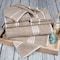 Hastings Home Hastings Home Rio 8 Piece 100 Cotton Towel Set - Taupe 945637PEB - alternate 1